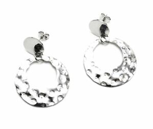 【送料無料】ジュエリー・アクセサリー イヤリングステートメントシルバースチールメダルbo1656f boucles doreilles statement medailles acier argente et contour mar