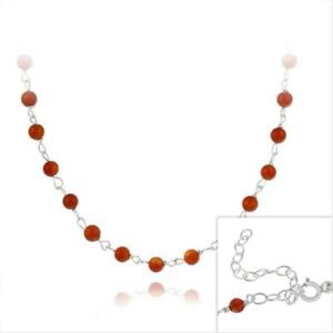 【送料無料】ジュエリー・アクセサリー シルバースターリングコルナリンパールネックレスargent sterling cornaline perle collier