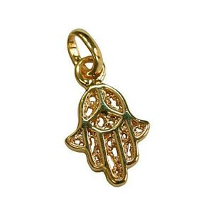 【送料無料】ジュエリー・アクセサリー メッキペンダントファティマpendentif en plaque or main de fatima