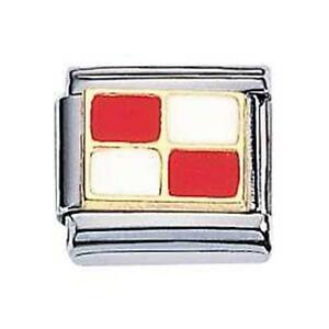 【送料無料】ジュエリー・アクセサリー ゾッピーニフラッグノーティカモードエナメルmode zoppini drapeau nautica u en acier, or et email c1bsb_nu00
