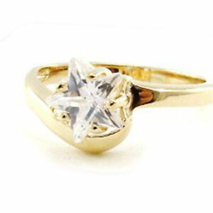 【送料無料】ジュエリー・アクセサリー ゴールドメッキリングクリエイティブスターホワイトbague plaque or etoile creative blanc
