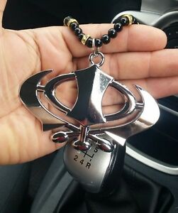 【送料無料】ジュエリー・アクセサリー ステンレスパンジャブシーシークラージラーカンダミラーカーペンダントacier inoxydable punjabi sikh large khanda stupefiant pendentif voiture miroir