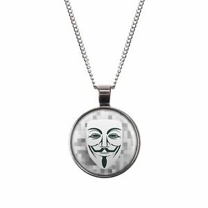 【送料無料】ジュエリー・アクセサリー パターンガイフォークスヴェンデッタシルバーマスクブロンmylery raslecou avec motif guy fawkes anonymous vendetta masque argent ou bron