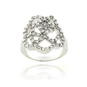 【送料無料】ジュエリー・アクセサリー クリスタルローズサイズリングライトンcristal rose taille bague 8 in laiton
