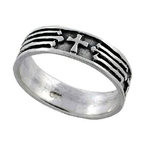 【送料無料】ジュエリー・アクセサリー シルバースターリングリングクロスargent sterling bague croix