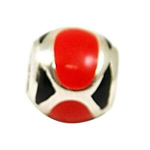 【送料無料】ジュエリー・アクセサリー トックパールレッドシルバーブラックエナメルパールtoc perles 925 argent rouge amp; noir email 9mm perle
