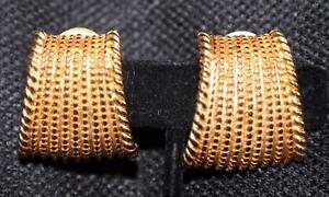 【送料無料】ジュエリー・アクセサリー ヴィンテージゲイボイヤーゴールデンクッパーイヤリングvintage signe gay boyer dore a clipser boucles doreilles