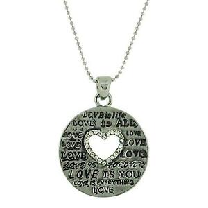 【送料無料】ジュエリー・アクセサリー オリビアコレクションボールチェーンハートガラスペンダントthe olivia collection amour sentiment insert c?ur verre pendentif sur ball chain