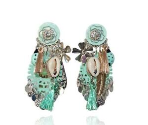 【送料無料】ジュエリー・アクセサリー ジュエリーイヤリングクリップグリーンオパリンエデンlol bijoux boucles doreilles clips vert opaline edena