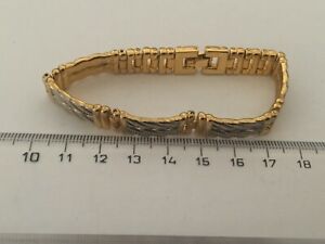 【送料無料】ジュエリー・アクセサリー ジュエリーブレスレットメッキゴールドbijoux bracelet ancien plaque or bon etat