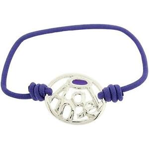 【送料無料】ジュエリー・アクセサリー ワードユアシルバーエンジェルリラスブレスレットwordz ton argente ange lilas bracelet elastique 152cm
