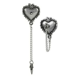 【送料無料】ジュエリー・アクセサリー ゴシックハートクラスチェーンヴォードゥティンファインalchemy gothic sorcieres coeur clous chaine perceur vaudou etain anglais fin