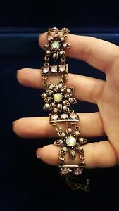 【送料無料】ジュエリー・アクセサリー ラメパーリンエラインストーンブラッチャーレリバティデコbracciale libertydeco in rame perline e strass