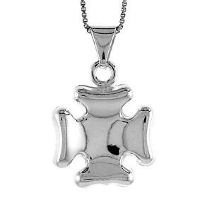 【送料無料】ジュエリー・アクセサリー マルタペンダントシルバースターリングクロスイタリアイタリアボックスargent sterling croix de malte 3d pendentif,fabrique en italie,18 italien box