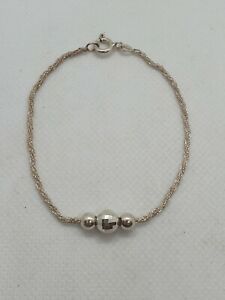 【送料無料】ジュエリー・アクセサリー シルバーブレスレットボールbracelet fin en argent 925 billes longueur 18 cm refn204