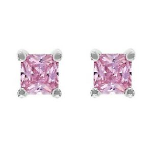 【送料無料】ジュエリー・アクセサリー ローディッドシルバーピンクジルコニウムオキシデイヤリングboucles doreilles 4mm femme en argent rhodie et oxyde zirconium rose neuves