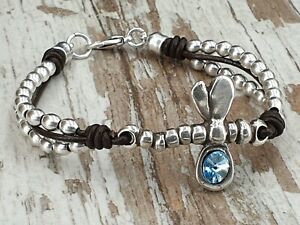 【送料無料】ジュエリー・アクセサリー パルセラムジャーザマクイクエロレザーブレスレットpulsera mujer zamak y cuero leather bracelet 50 7