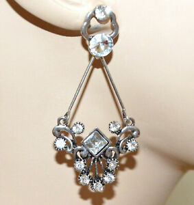 【送料無料】ジュエリー・アクセサリー イヤリングペンダントラインストーンboucles doreilles argent ethnique femme fille cristaux pendentifs strass cc18