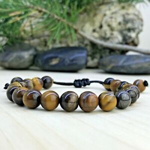 【送料無料】ジュエリー・アクセサリー ブレスレットナチュラルパールタイガーアイチベットbracelet tresse perles naturelles oeil du tigre tibetain