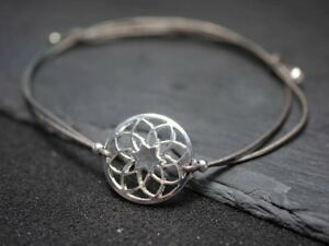 【送料無料】ジュエリー・アクセサリー レザーブレスレットスターンマンダラbracelet en cuir avec sternmandala