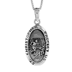 【送料無料】ジュエリー・アクセサリー シルバースターリングセントクリストフサッカーペンダントargent sterling saint christophe protege nous pour football pendentif