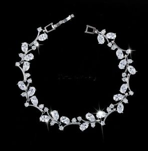 【送料無料】ジュエリー・アクセサリー スワロフスキーグルメブレスレットRジルコニウムbracelet gourmette luxe swarovskiR elements transparent et zirconium top qualite