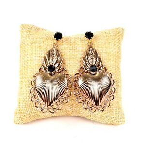 【送料無料】ジュエリー・アクセサリー オレッキーニコンペンデンテサクロクオーレカラーオロラマトorecchini con pendente sacro cuore color oro ramato