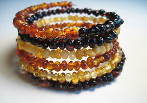 【送料無料】ジュエリー・アクセサリー ラインナチュラルバルティックアンバーブレスレット6line natural baltic amber bracelet