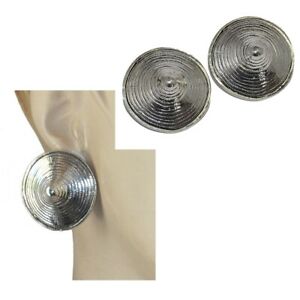 【送料無料】ジュエリー・アクセサリー イヤリングオリジナルクリップシルバーデザイナーメッキgrosse boucles doreilles clips originales plaque argent bijou de createur|hokushin
