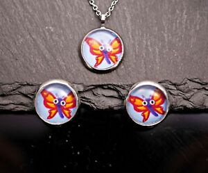 【送料無料】ジュエリー・アクセサリー ジュエリーネックレスクリップグージョンセットenfants bijoux collier clips doreilles goujon set