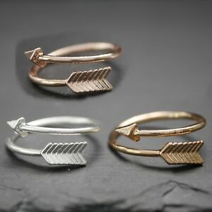 【送料無料】ジュエリー・アクセサリー ボホリングサイズシルバーゴールドローズリングfleche anneau taille ajustable argent or rose bague pour femme boho imposant