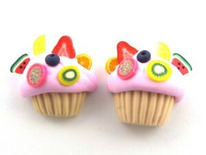 【送料無料】ジュエリー・アクセサリー カップケーキイヤリングマフィンイヤリングイヤリング2 cupcake boucles doreilles muffin boucles doreilles