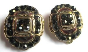 【送料無料】ジュエリー・アクセサリー タラタイヤリングオリジナルカラーゴールドクリスタルヴィンテージジュエルtaratata boucles doreilles clips originales couleur or cristaux bijou vintage 6