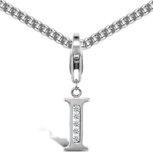 【送料無料】ジュエリー・アクセサリー ロンドンシルバージルコーネペンダントイニシャルチェーンnouvelle annoncejewelco london argent zircone identite pendentif initiale i 457cm chaine