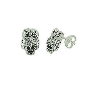 【送料無料】ジュエリー・アクセサリー トックガールズシルバースターリングセットクリスタルフクロウイヤリングtoc filles argent sterling ensemble cristal boucles doreille chouette