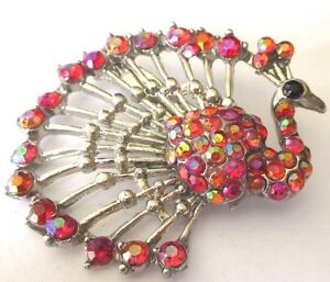 【送料無料】ジュエリー・アクセサリー ジュエルヴィンテージブローチコレクショントップクリスタルルビーボレアリスbijou vintage broche collection top qualite paon cristal rubis borealis 3553