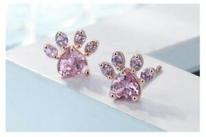 【送料無料】ジュエリー・アクセサリー エンドレスローズpatte chat griffes oreilles interminable amitie or rose cz amour animal