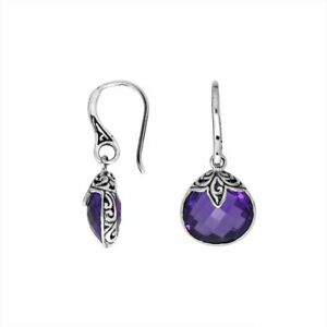 【送料無料】ジュエリー・アクセサリー シルバースターリングペアシェイプイヤリングアメジストae6180am argent sterling poire forme boucles oreilles avec amethyste