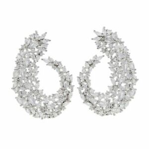 【送料無料】ジュエリー・アクセサリー セルティローズジルコネアイスブリングファッショングランドジュエリーserti rose oreilles 5a zircone glace bling de luxe tendance grand bijoux