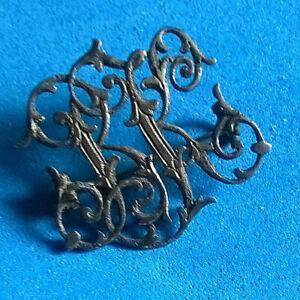 【送料無料】ジュエリー・アクセサリー ブロブローチモンノグラムブローチancien monnogramme monte en broche bjk brooch