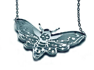 【送料無料】ジュエリー・アクセサリー キュロジーミラーデスヘッドミテシルバーメッキネックレスcuriology mirror deaths tete mite collier plaque argent