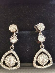 【送料無料】ジュエリー・アクセサリー シルバーペンダントイヤリングジルコニウムboucles doreilles pendantes argent 925 et zirconium ref d182