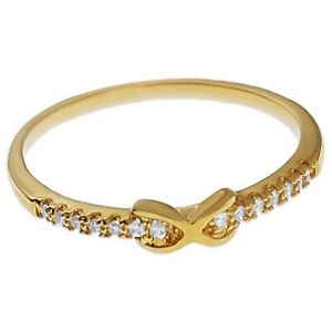 【送料無料】ジュエリー・アクセサリー プラークジルコニウムサイズbague infini plaque or 750000 et oxydes de zirconium femme taille 58 dispo