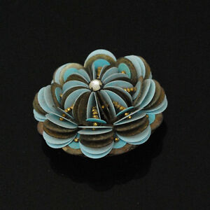 【送料無料】ジュエリー・アクセサリー ブローチフラワーロドイドカードボードヴィンテージジュエリーbroche fleur rhodoid cartonnage bijoux vintage 1960 1950