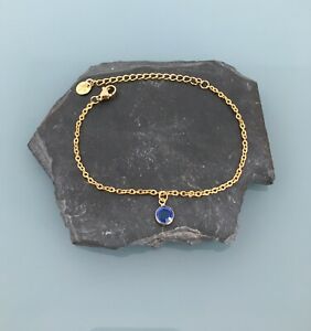 【送料無料】ジュエリー・アクセサリー スチールサファイアスワロフスキーブレスレットジュエリーアイデアbracelet saphir swarovski en acier inoxydable, bijou femme, idee cadeau