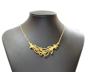【送料無料】ジュエリー・アクセサリー ゴールデンステンレススチールネックレスcollier inox dore