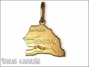 【送料無料】ジュエリー・アクセサリー セネガルメッキペンダントpendentif plaque or senegal