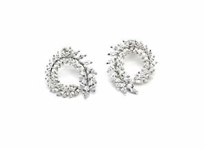 【送料無料】ジュエリー・アクセサリー クラウンローリエイヤリングラウンドストラスジルコニウムbo1236e boucles doreilles couronne laurier arrondie strass zirconium et me