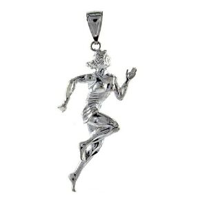 【送料無料】ジュエリー・アクセサリー シルバースターリングランナーグランドペンダントargent sterling runner grand pendentif