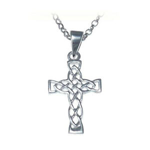 【送料無料】ジュエリー・アクセサリー シルバースターリングケルトクロスカラーチェーンボックスargent sterling croix celtique collier avec 457cm chaine et boite cadeau